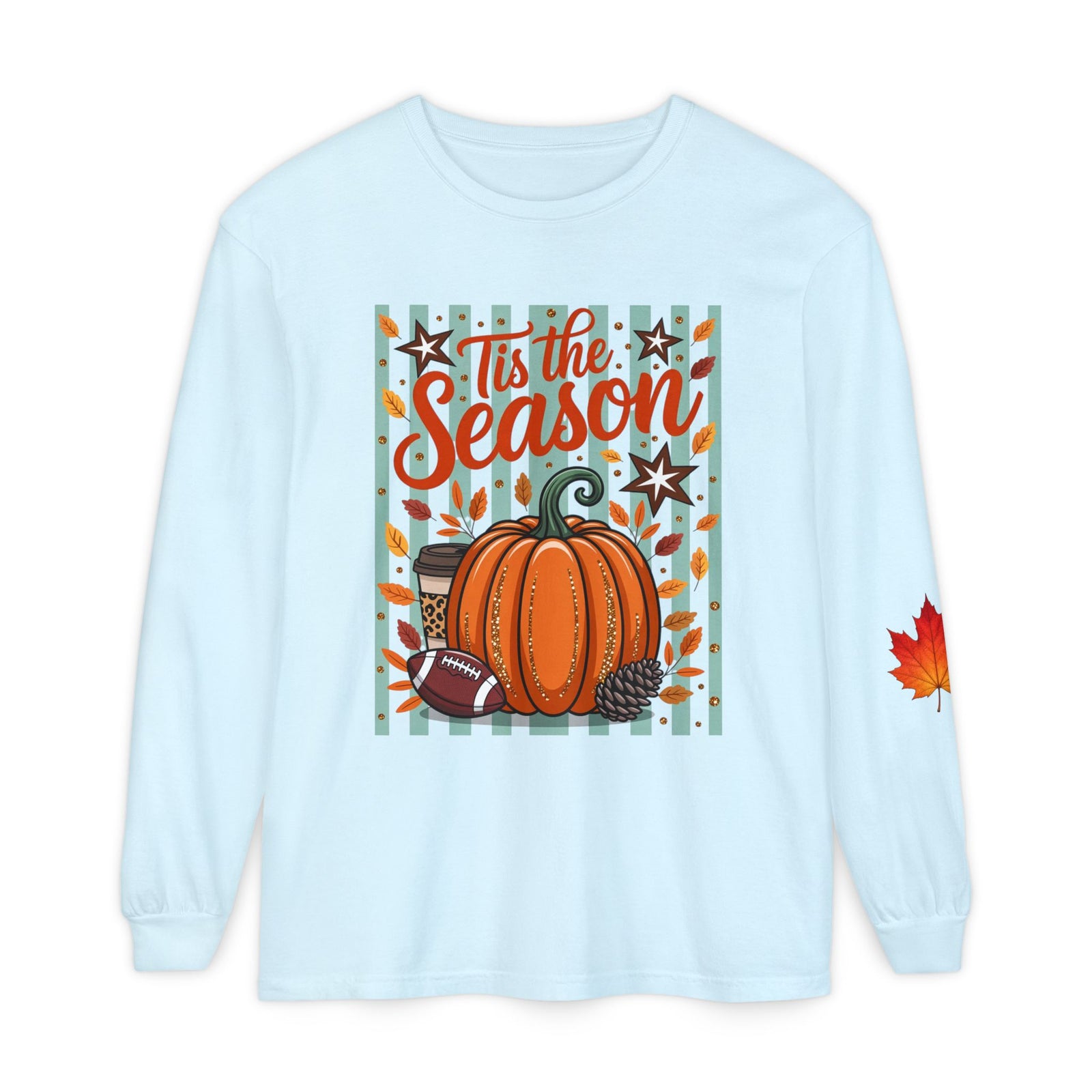 'Tis the Season Pumpkin Fall Long Sleeve Tee