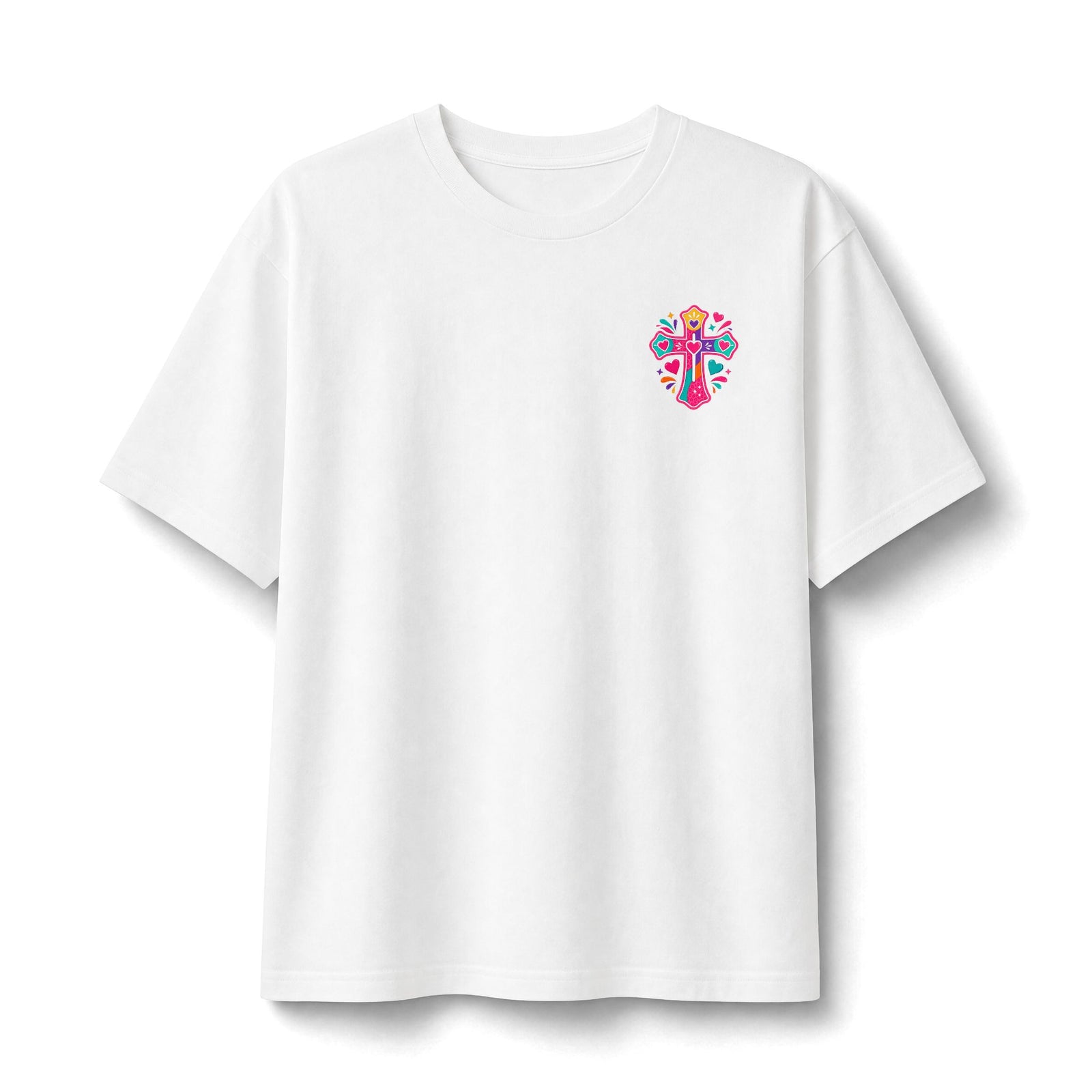 Christian Front Row Tee — "I Am a Front Row Christian" Colorful Faith T‑Shirt