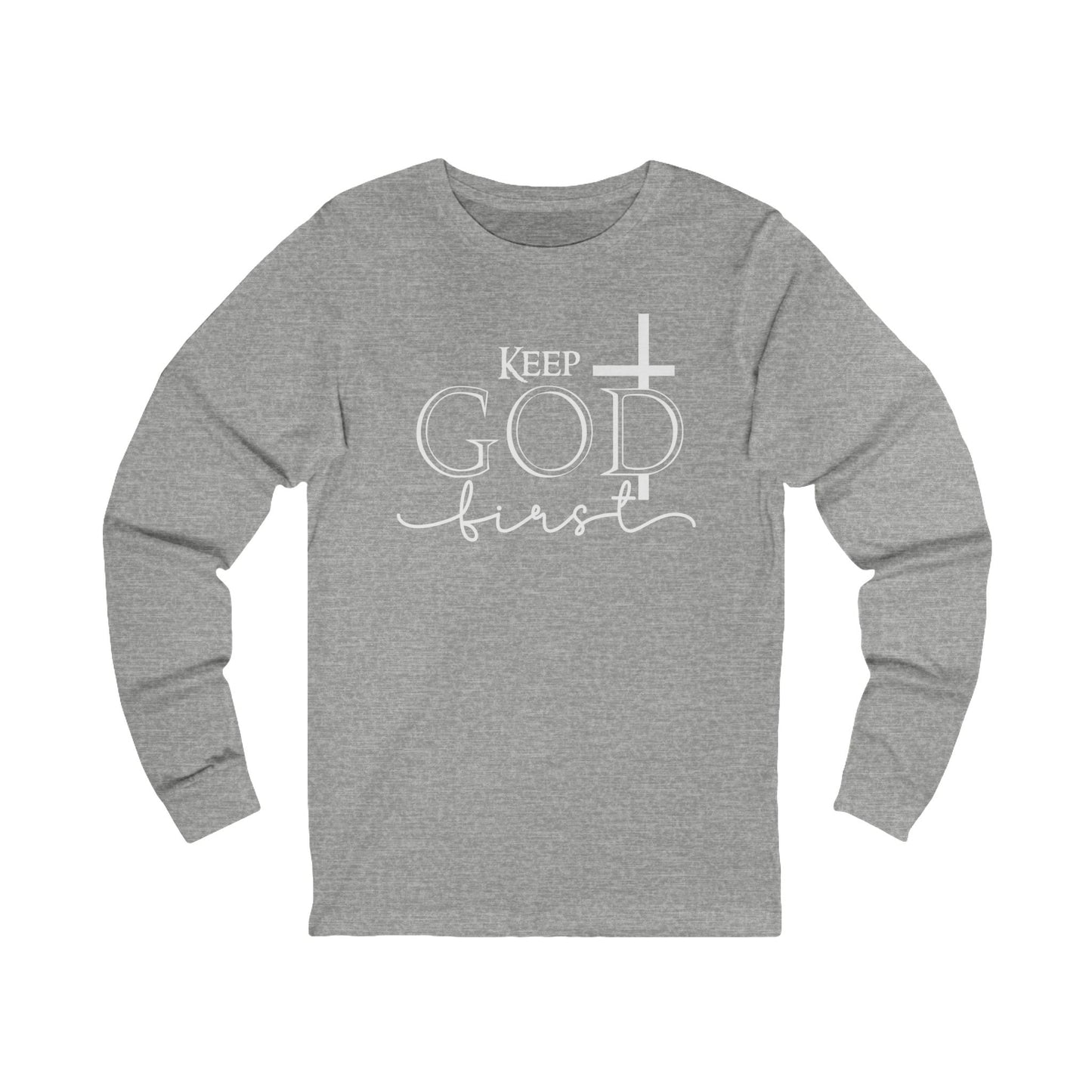 Christian Cross 'Let Go & Let God' Long Sleeve Tee