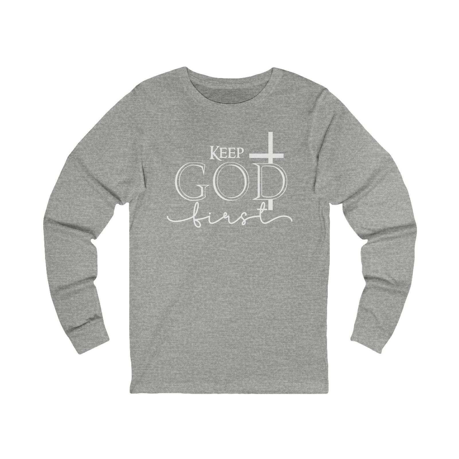 Christian Cross 'Let Go & Let God' Long Sleeve Tee