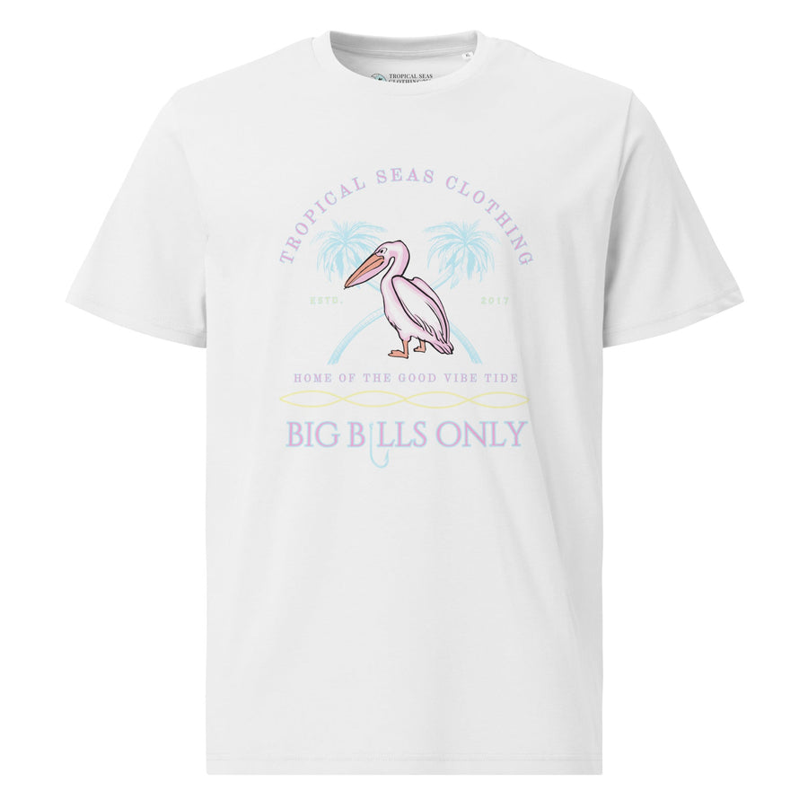 Premium Men's Tropical Pelican Organic Cotton T-Shirt