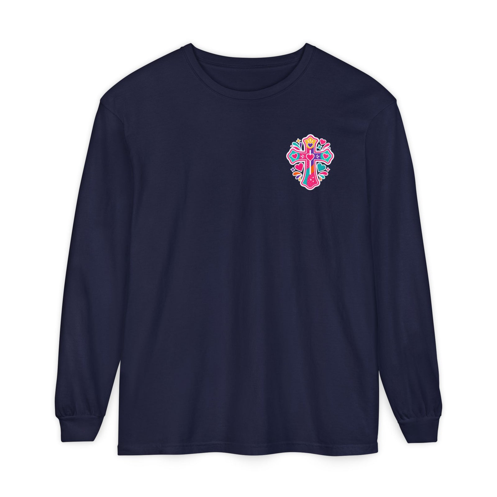Unisex Garment-dyed Long Sleeve T-Shirt