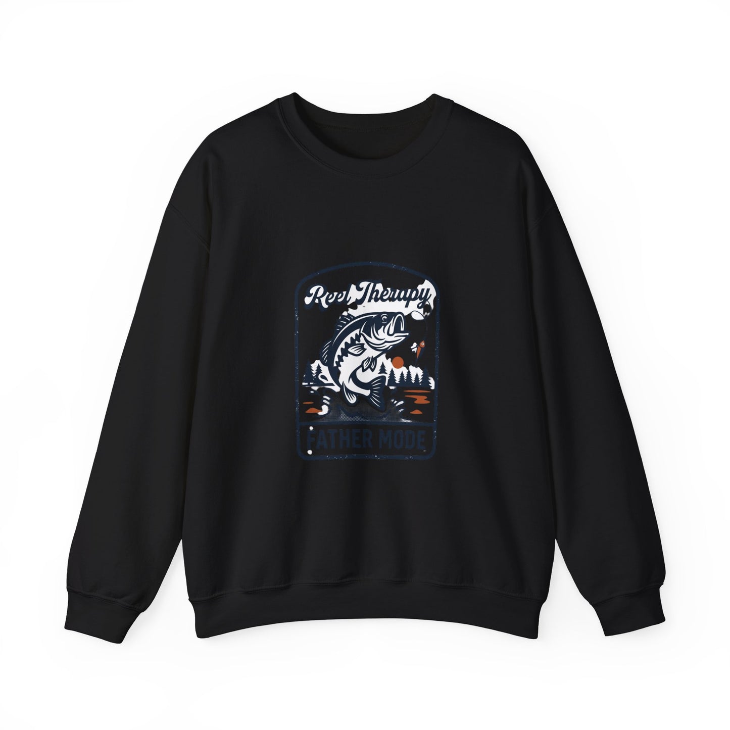 Reel Therapy Fishing 'Father Mode' Sweatshirt | Father's Day Retro Dad