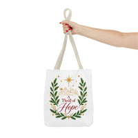 Load image into Gallery viewer, "A Thrill of Hope" Tote Bag