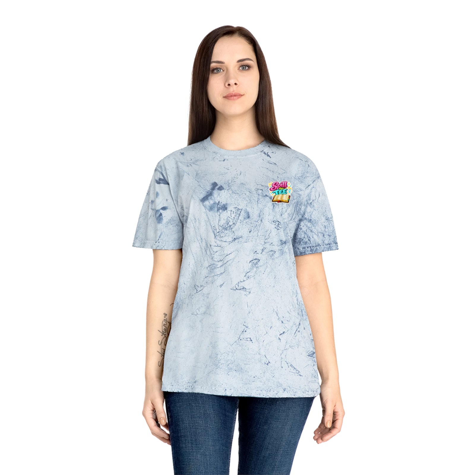 Faith Graphic T-Shirt — "I Hand God What I Cannot Handle" Color Burst Tee