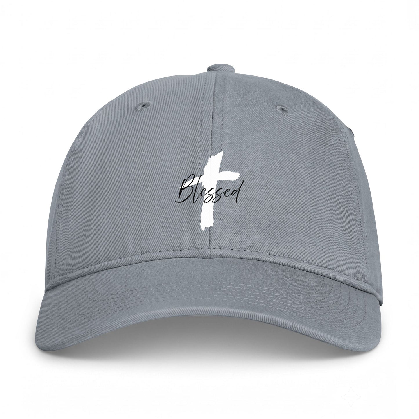 Blessed Cross Baseball Cap — Coastal Washed Cotton Hat