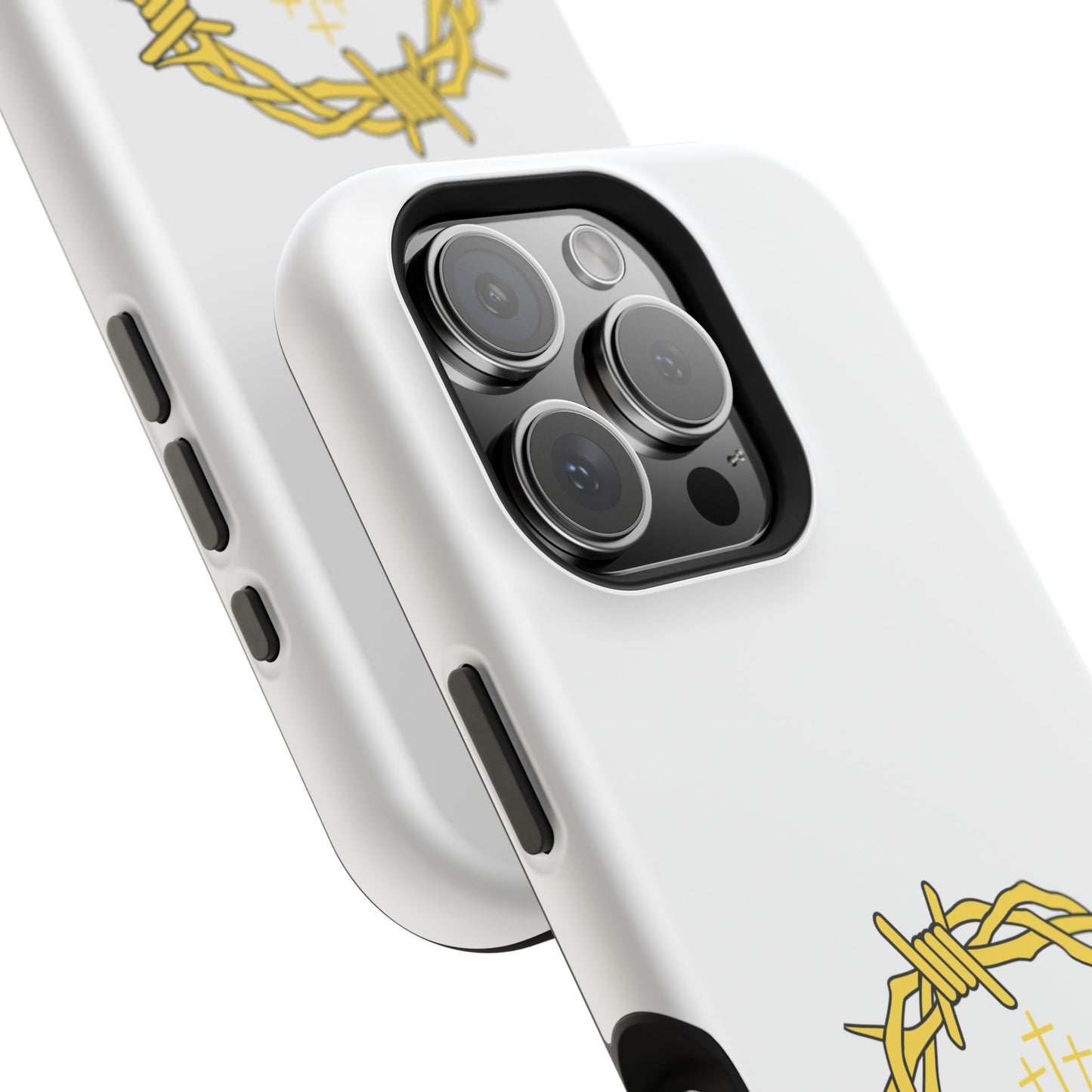 Impact-Resistant Phone Case — 'True Love' Crown of Thorns Faith Design