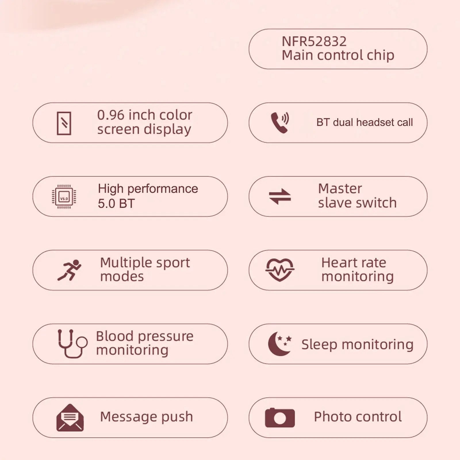 Dual Fitness Smartwatch with Wireless Earbuds