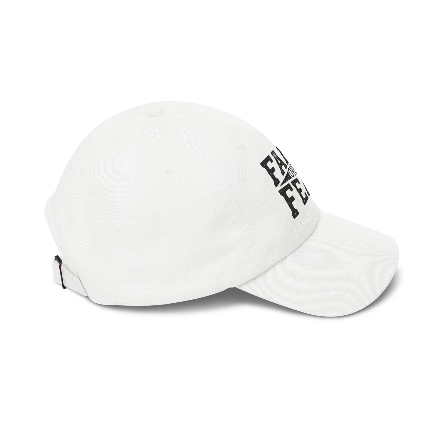 Faith Over Fear Dad Cap — Embroidered Inspirational Baseball Hat