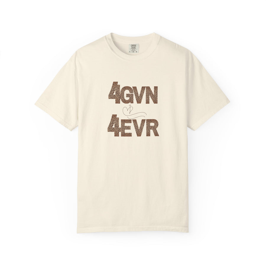 T-Shirt — 4GVN 4EVR Block Letter Graphic Tee