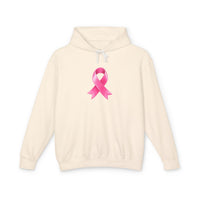 Load image into Gallery viewer, "Pink Ribbon" Front "Hope Courage Strength" Back- Hoodie