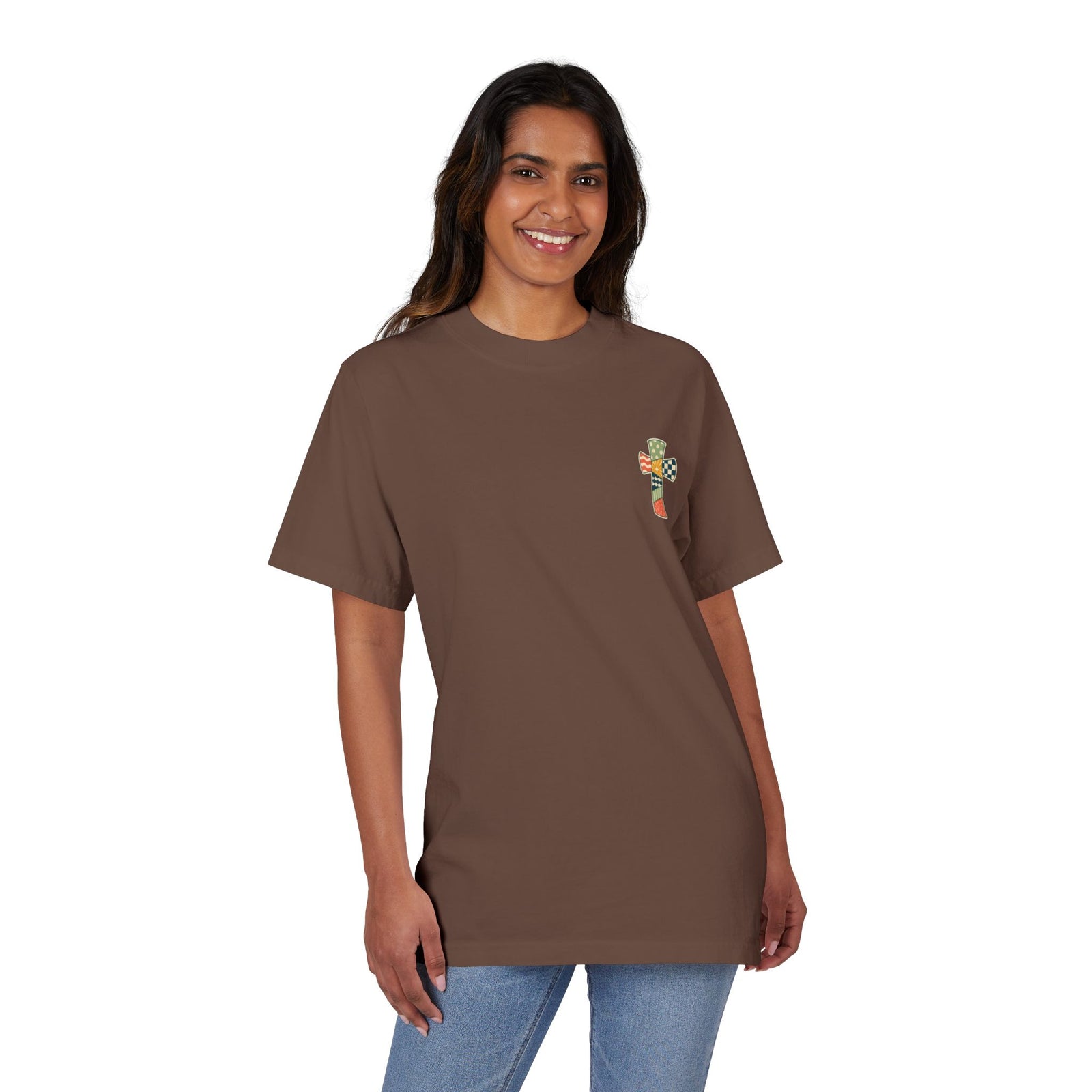 Pray On, Repeat T-Shirt — Christian Graphic Tee (1 Thessalonians 5:17)