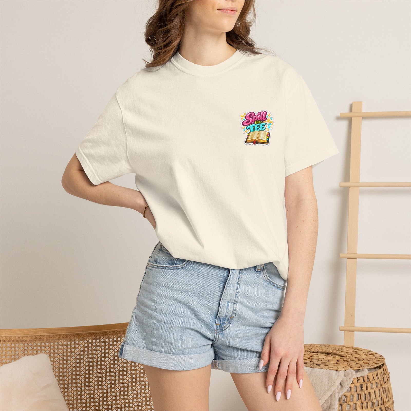 T-Shirt — “I Turn My Worries Into Prayers” Colorful Inspirational Tee