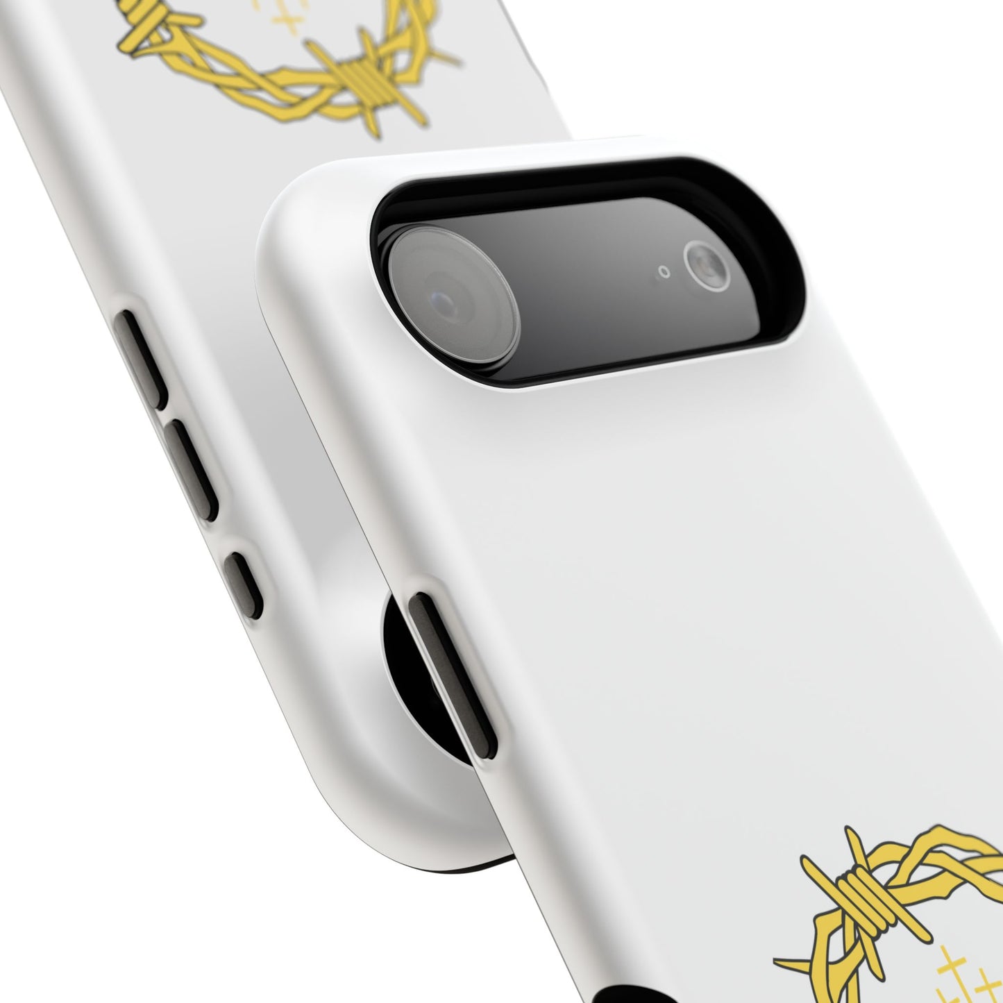 Impact-Resistant Phone Case — 'True Love' Crown of Thorns Faith Design