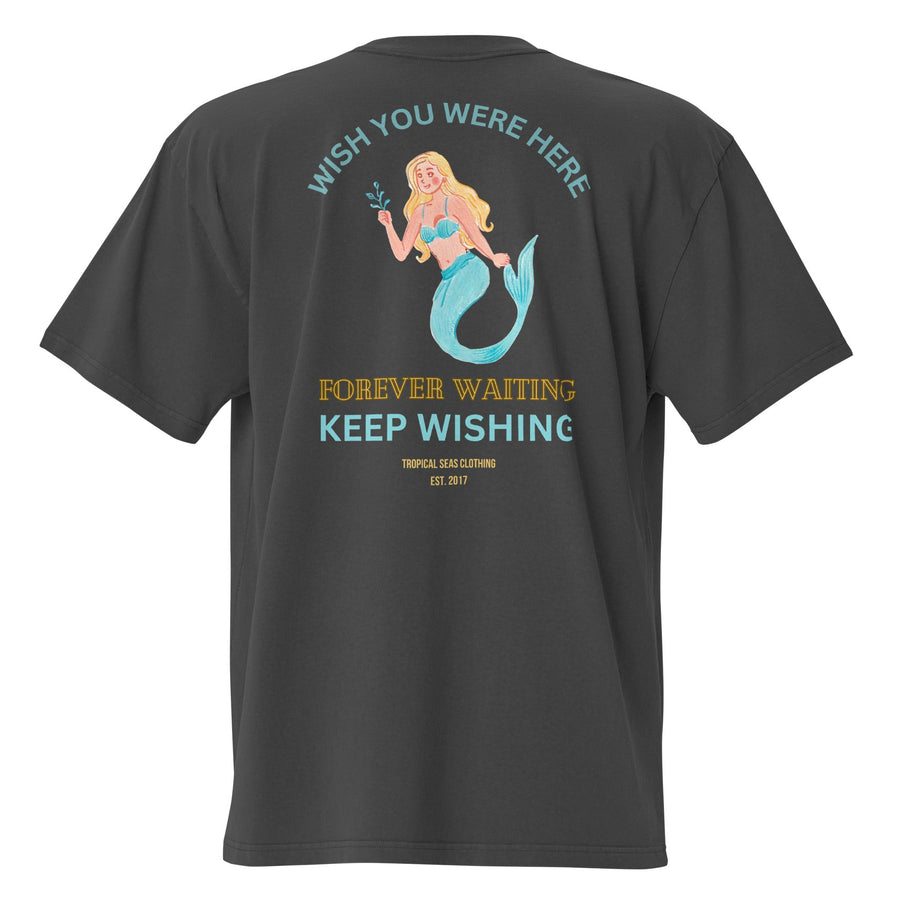 Waiting Mermaid Faded t-shirt