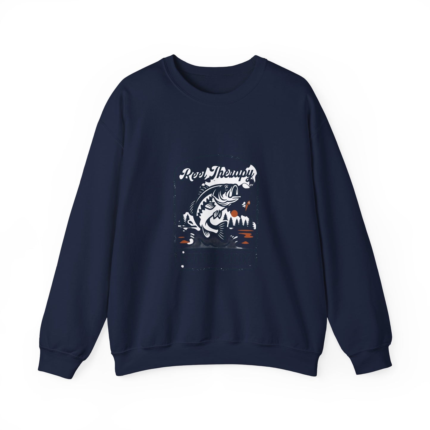 Reel Therapy Fishing 'Father Mode' Sweatshirt | Father's Day Retro Dad