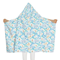 Load image into Gallery viewer, Youth Hooded Towel -Crosses and Fish