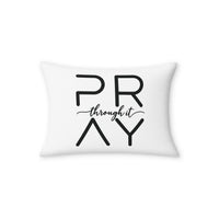 Load image into Gallery viewer, “Pray Through It” Accent Pillow Cover