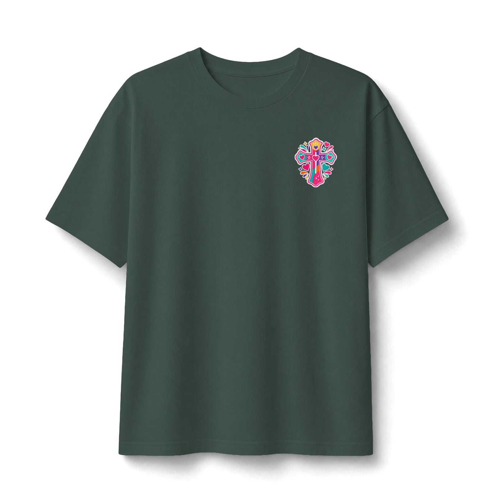 Christian Front Row Tee — "I Am a Front Row Christian" Colorful Faith T‑Shirt