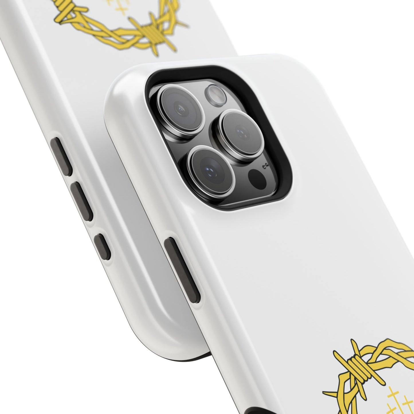 Impact-Resistant Phone Case — 'True Love' Crown of Thorns Faith Design