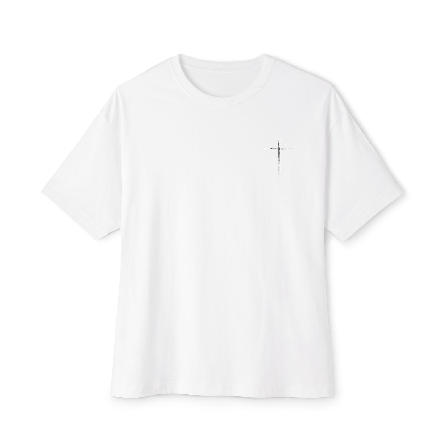 Faith In God Boxy Tee — Floral Christian Graphic T-Shirt