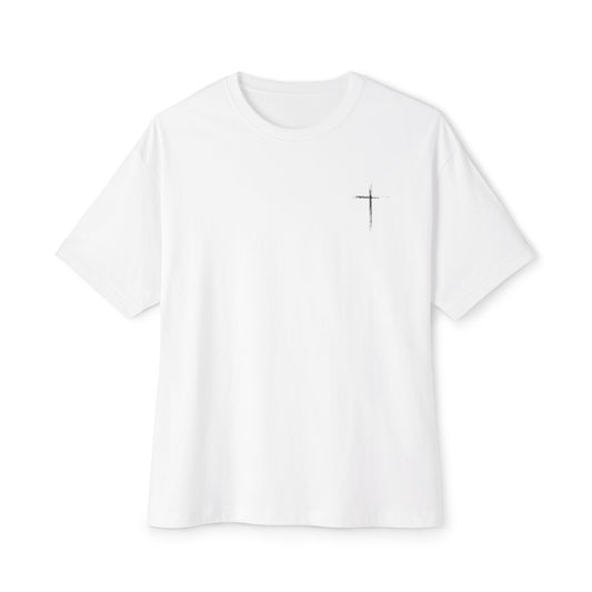 Faith In God Boxy Tee — Floral Christian Graphic T-Shirt