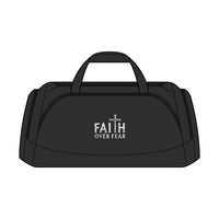 Load image into Gallery viewer, "Faith Over Fear" Medium Duffel Bag