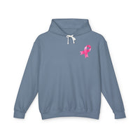 Load image into Gallery viewer, "Faith Over Fear" Pink Ribbon Front/Back Printed Hoodie