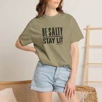 Load image into Gallery viewer, Be Salty Stay Lit Tee
