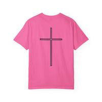 Load image into Gallery viewer, Refined by Grace T-Shirt — Minimal Christian Cross Graphic Tee