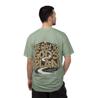 Load image into Gallery viewer, Romans 8:28 "The Way to God's Plan" T-Shirt