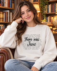 Load image into Gallery viewer, There Was Jesus Long Sleeve Tee