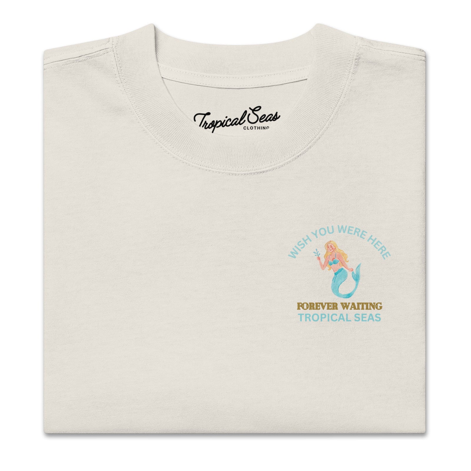 Waiting Mermaid Faded t-shirt