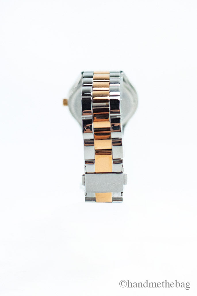 Michael Kors Slim Runway Dual-Tone Watch